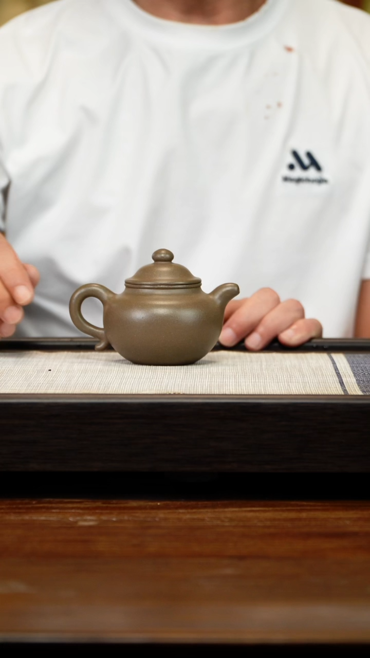 茶壶紫砂青段莲子
