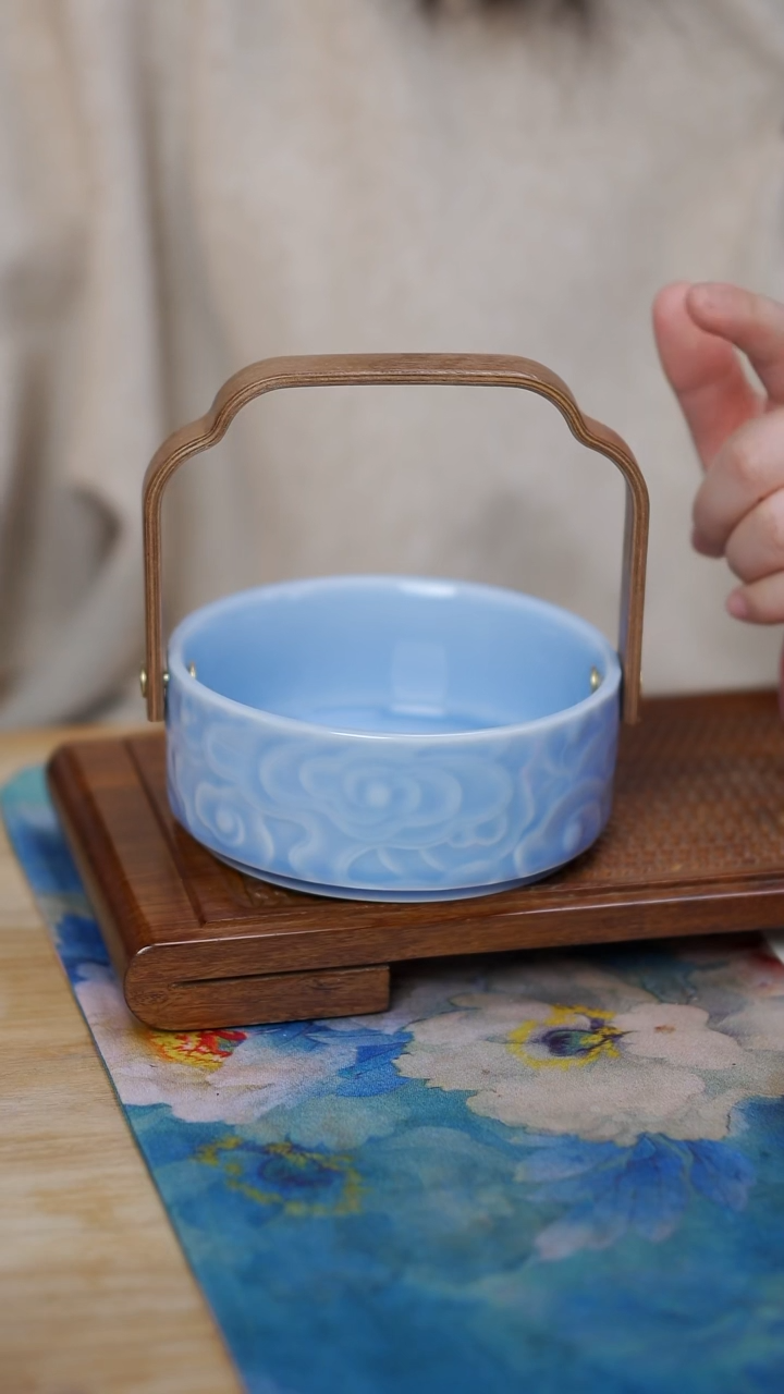 提梁 果盘        