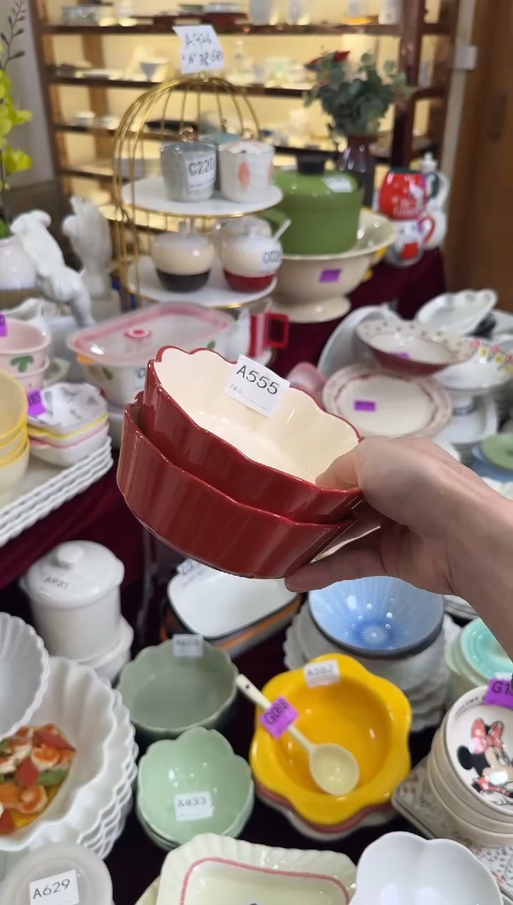 摆件陶A555-2个 陶瓷餐具库存微瑕