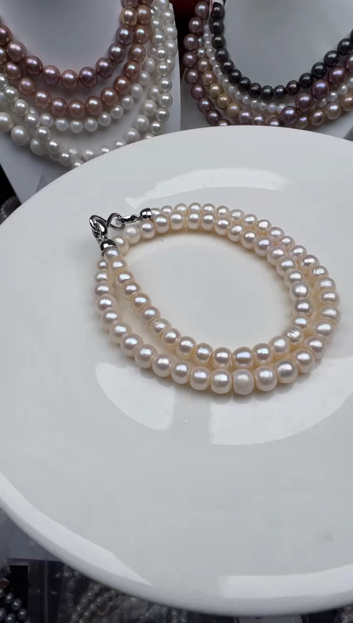 淡水珍珠未镶嵌颈饰1
