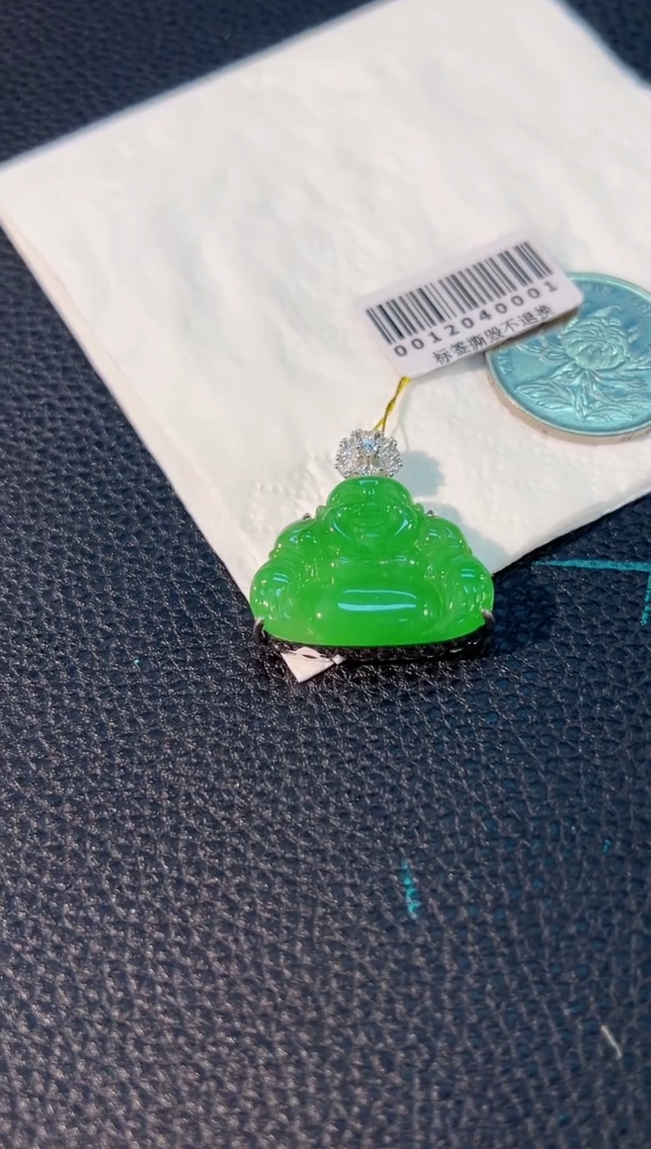 颈饰未镶嵌翡翠 缅料A货/支持复检/一件