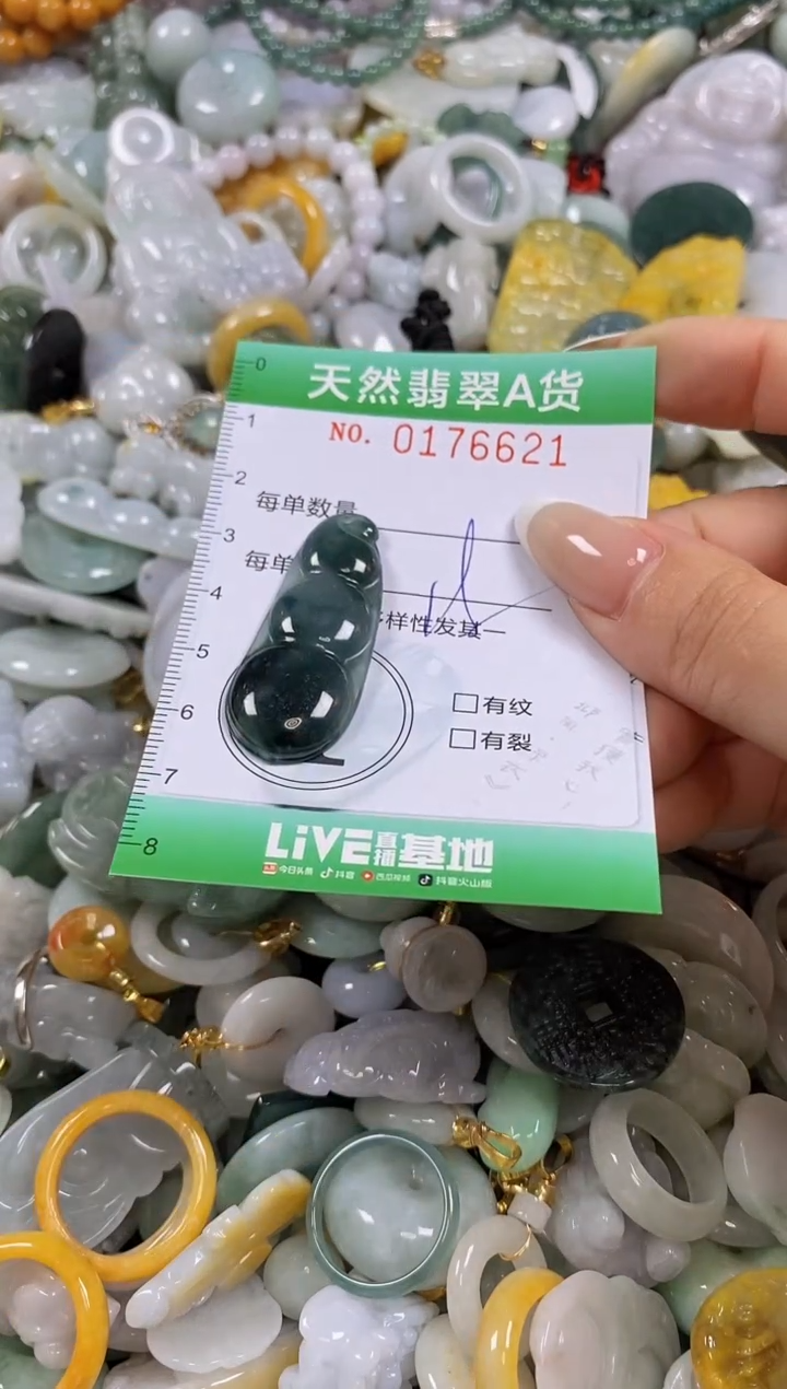 翡翠未镶嵌颈饰闪购0176621