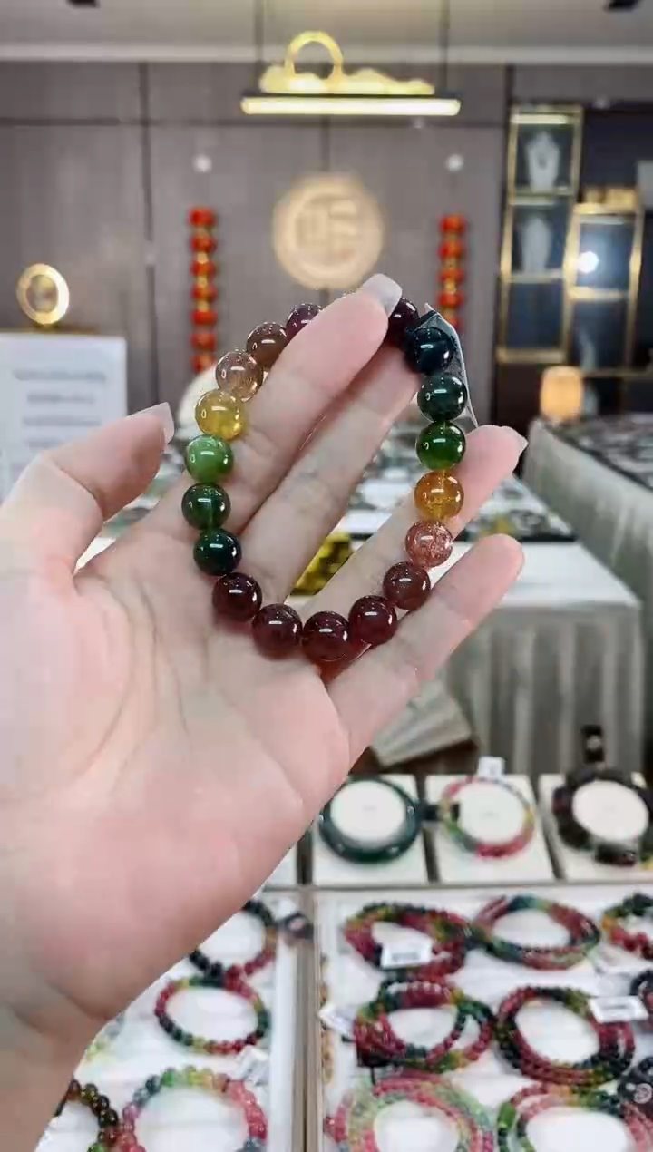 【闪购商品】单圈手串10mm+未镶嵌碧玺（多样性发一条）hon