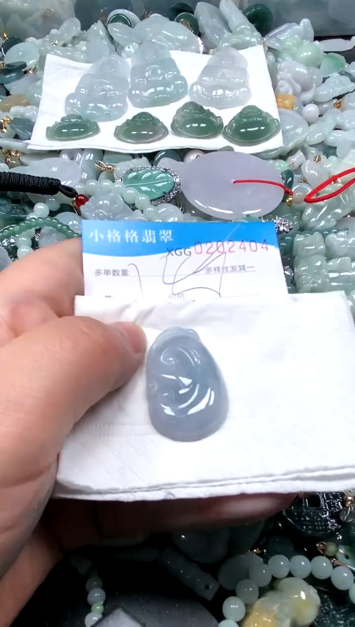 【闪购商品】翡翠颈饰未镶嵌闪购商品0203404