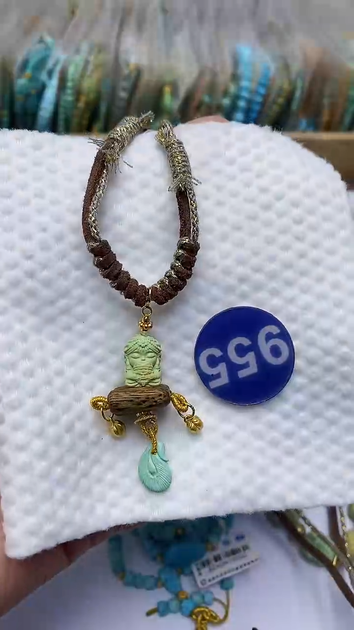 【闪购商品】绿松石项链银S925镶嵌955