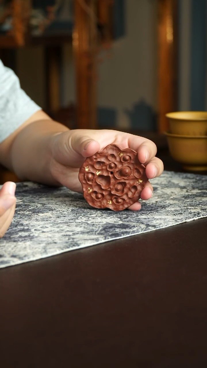 茶杯紫砂2号宜兴紫砂原矿盖置作品