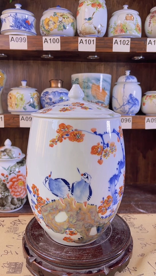 迎君陶瓷纯手工手绘21