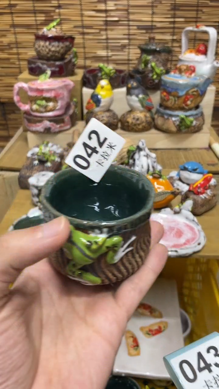 @**@042精美粗陶手工柴烧