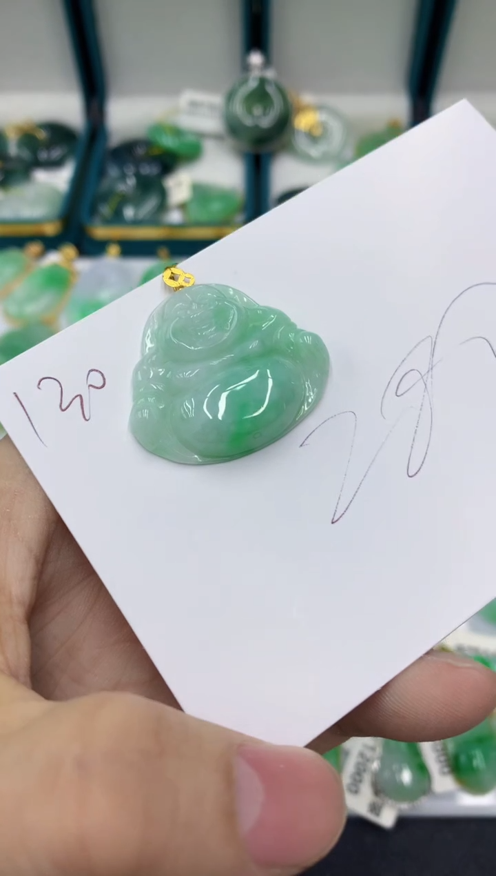 【闪购商品】翡翠颈饰18K金镶嵌11111111111