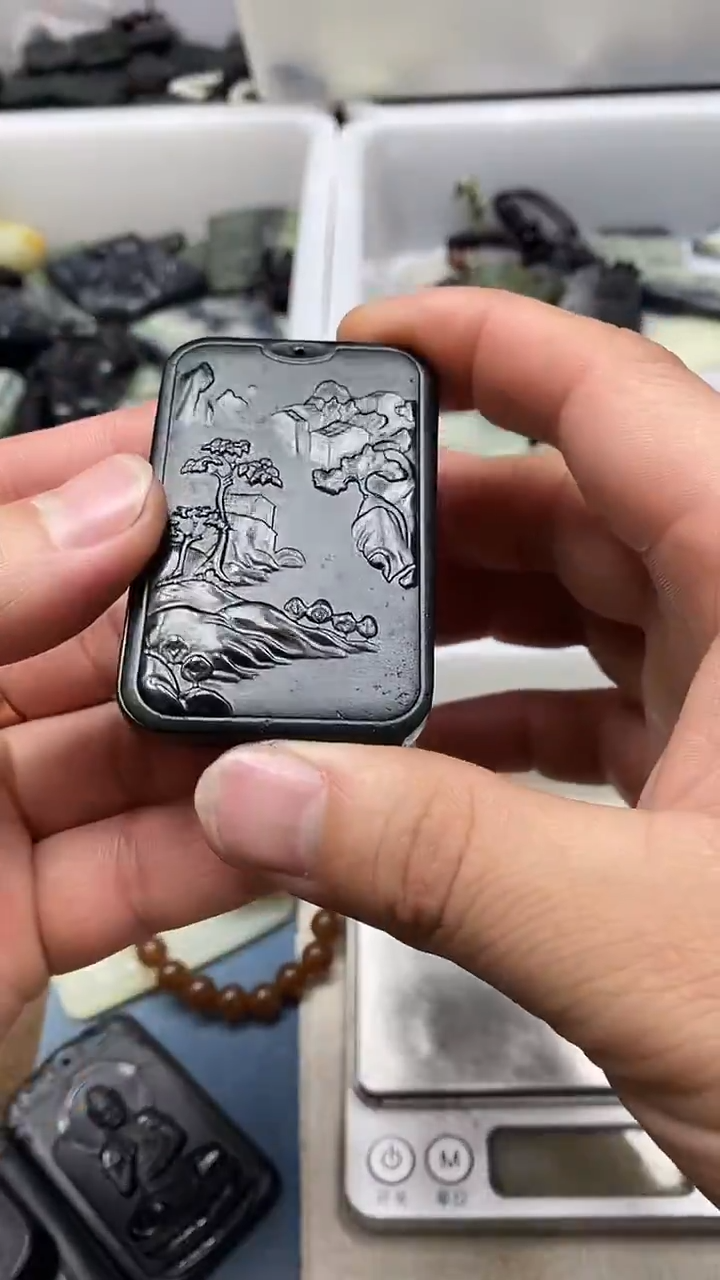 吊坠(不含链)未镶嵌和田玉1