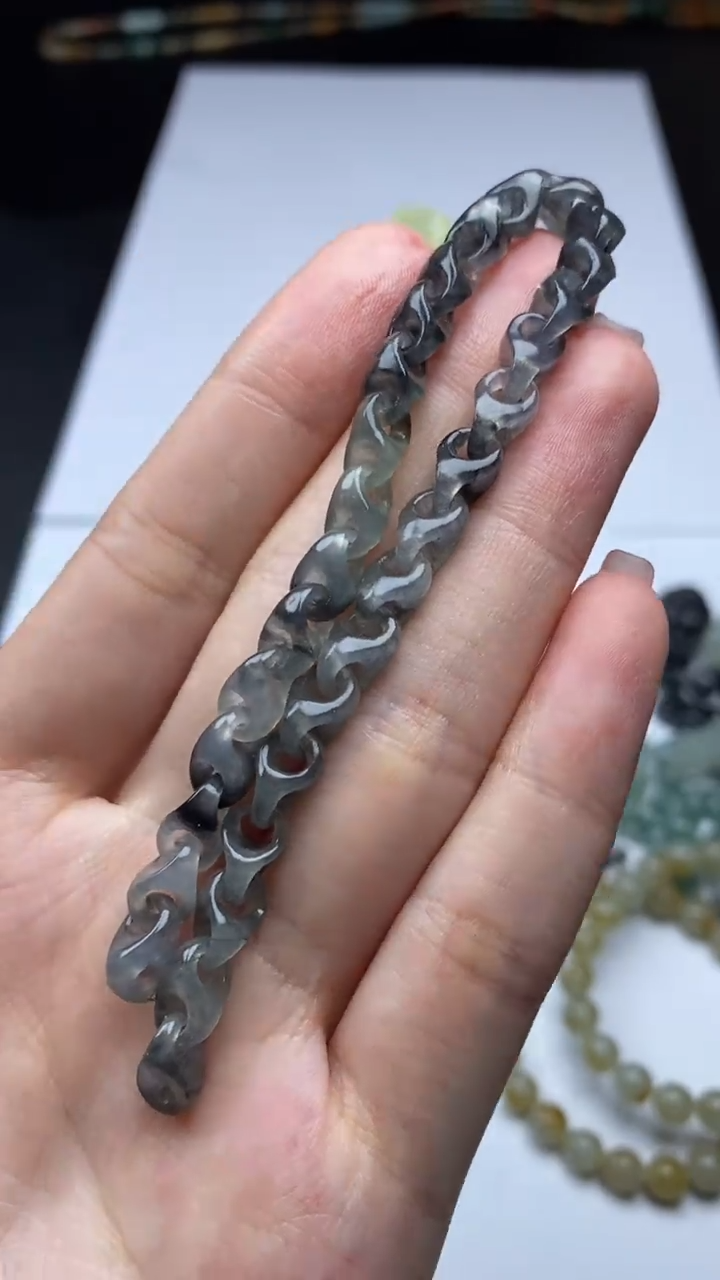 定制翡翠未镶嵌毛货定制不退不换