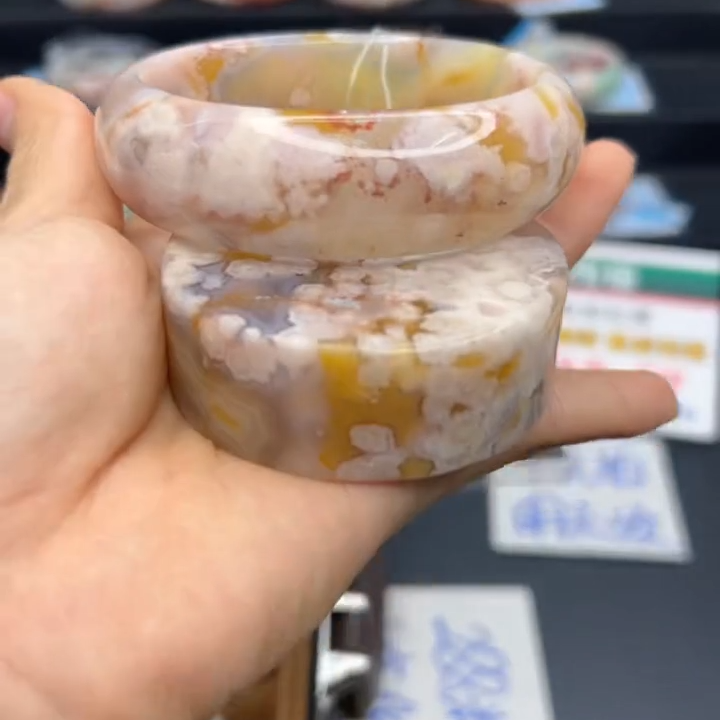 非金属布艺手镯 琦丽雅樱花手镯63圈口1331