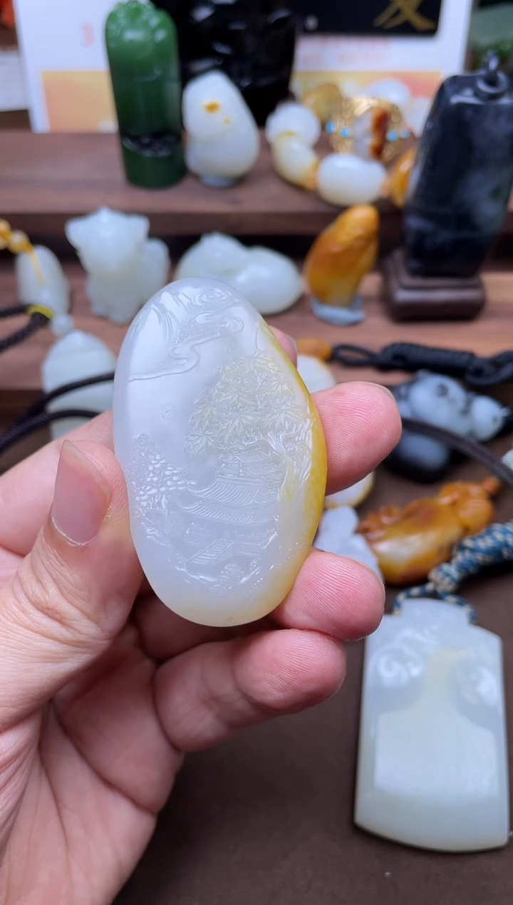 【闪购商品】和田玉颈饰未镶嵌1