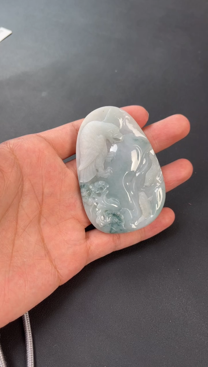 【闪购商品】翡翠颈饰未镶嵌翡翠吊坠YP-308