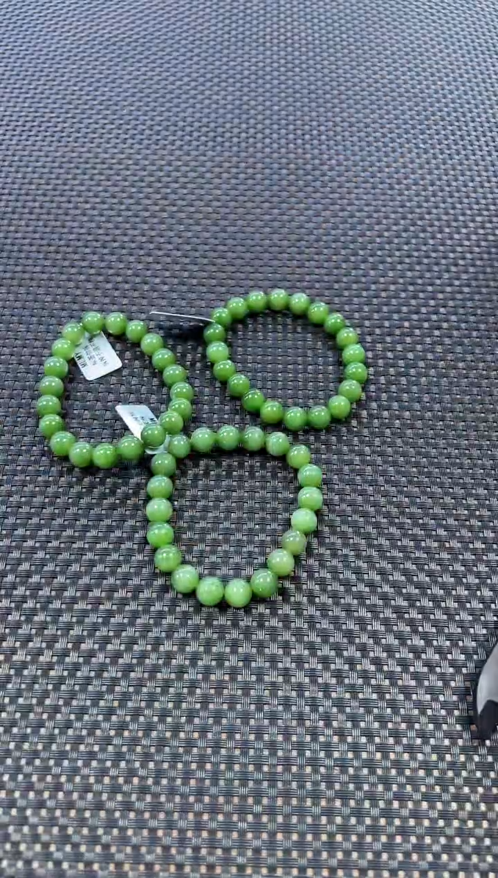 未镶嵌手串和田玉约9mm+ （多样性发一件）0994