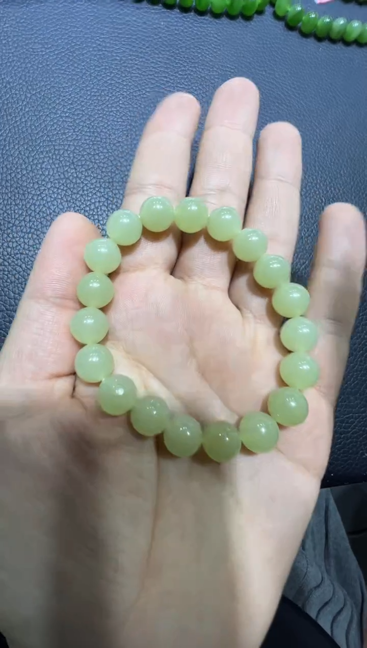未镶嵌手串和田玉若羌黄口手串 （产地直发 ）