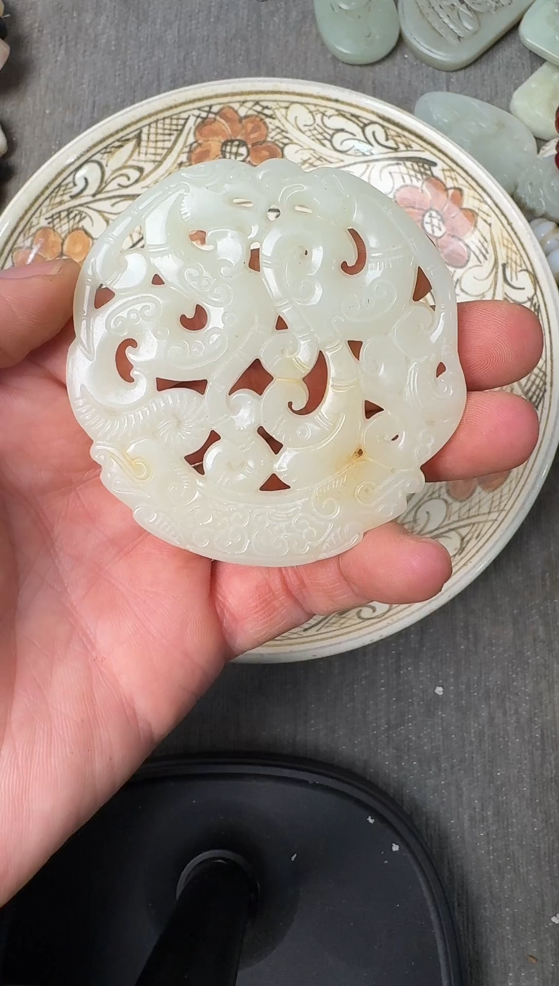 未镶嵌和田玉摆件88888