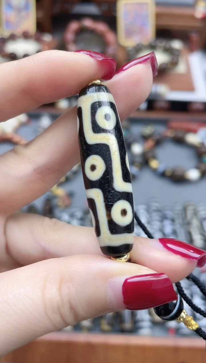 【闪购商品】玛瑙/玉髓珠珠未镶嵌聚缘九眼
