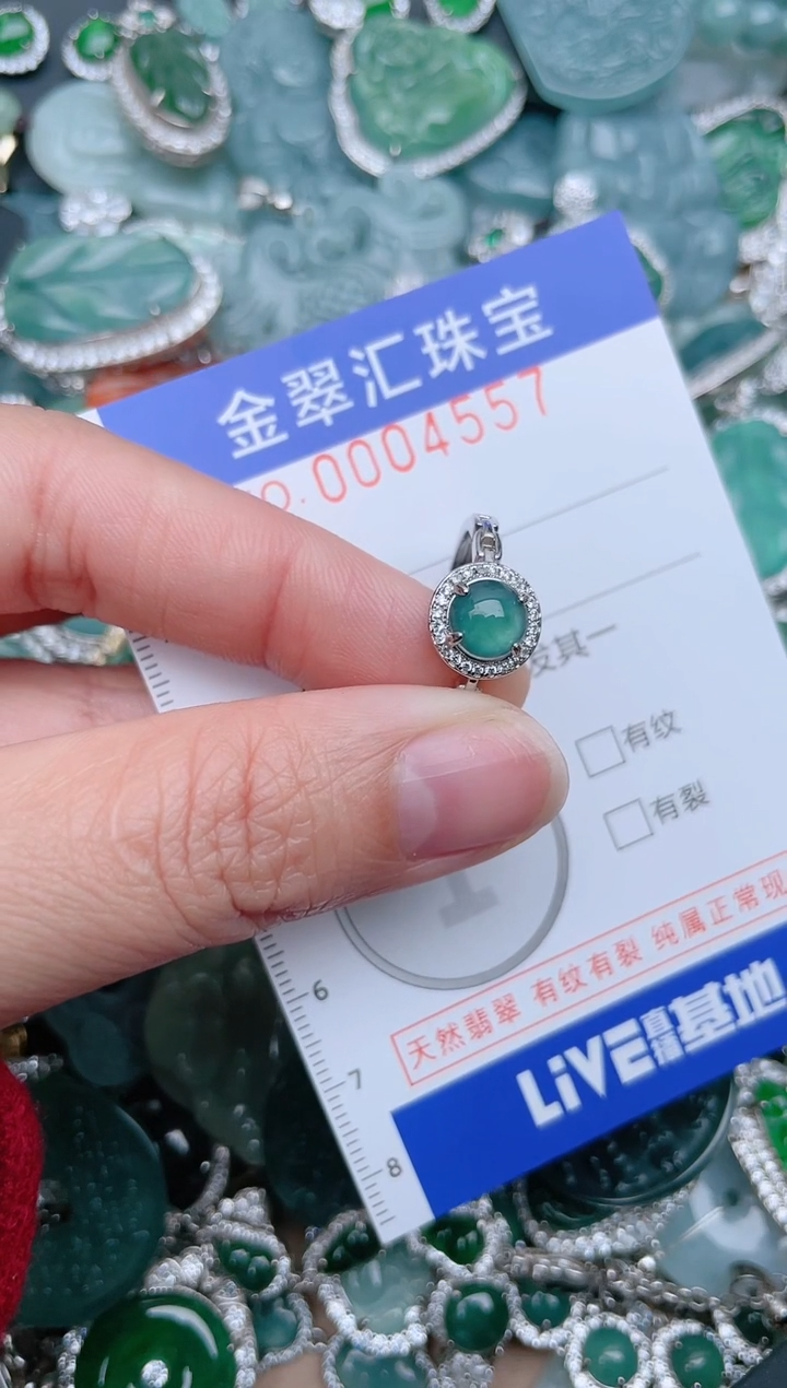 【闪购商品】翡翠颈饰未镶嵌4557........