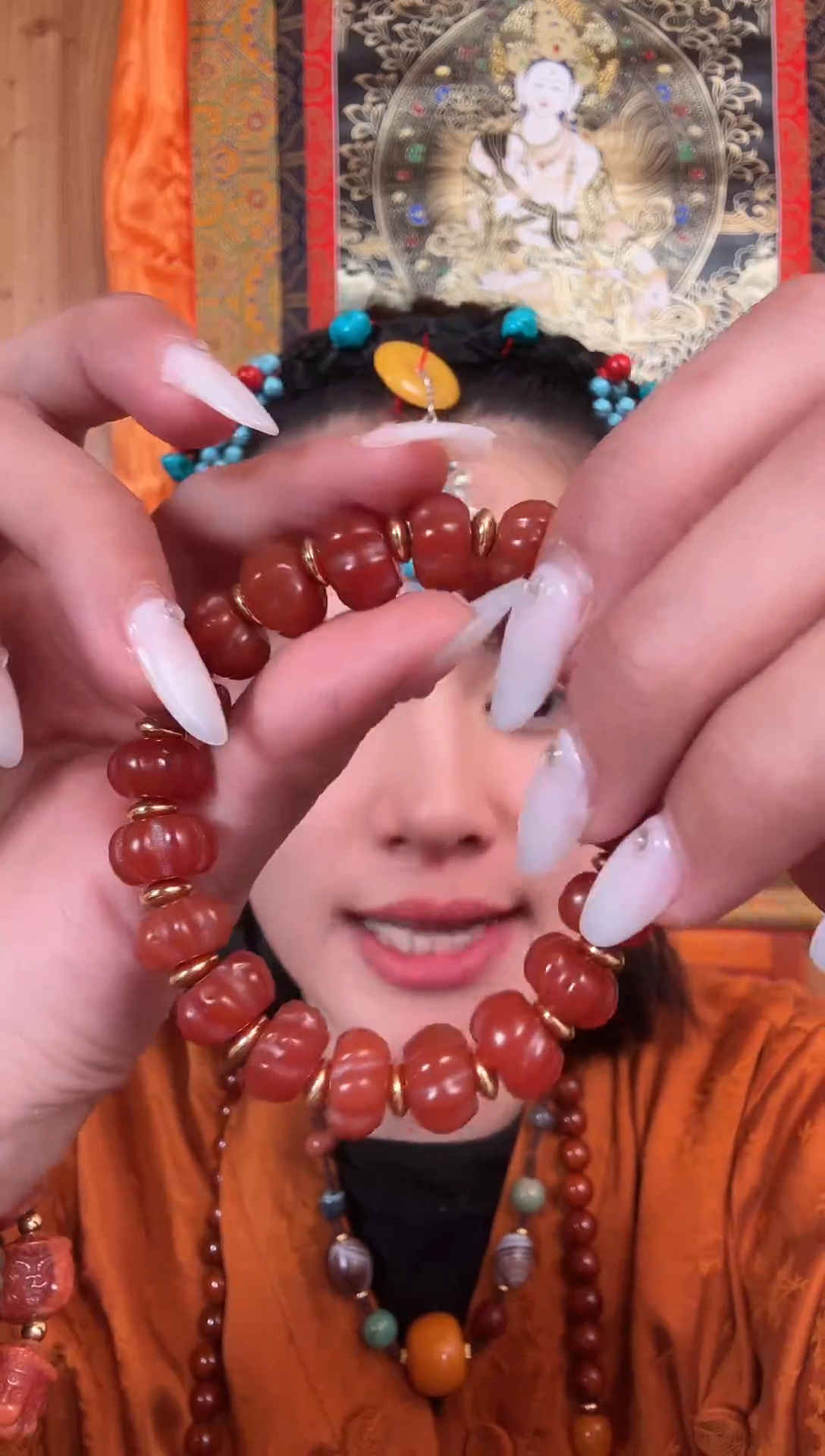 非金属无藏式风格珠串