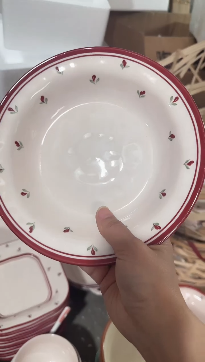 【8.3寸★2个】黑点针眼属正常陶瓷都有介意慎拍微瑕破损包赔