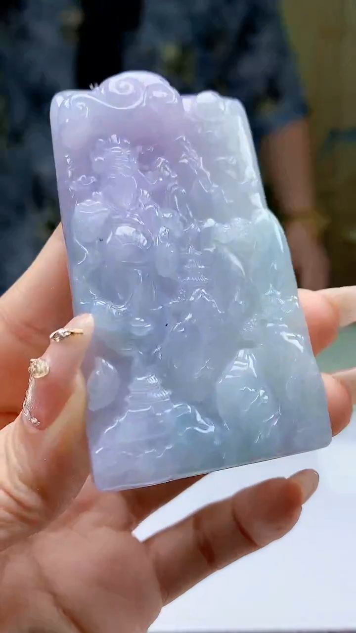 【闪购商品】定制翡翠未镶嵌4688ty-毛货挂件314