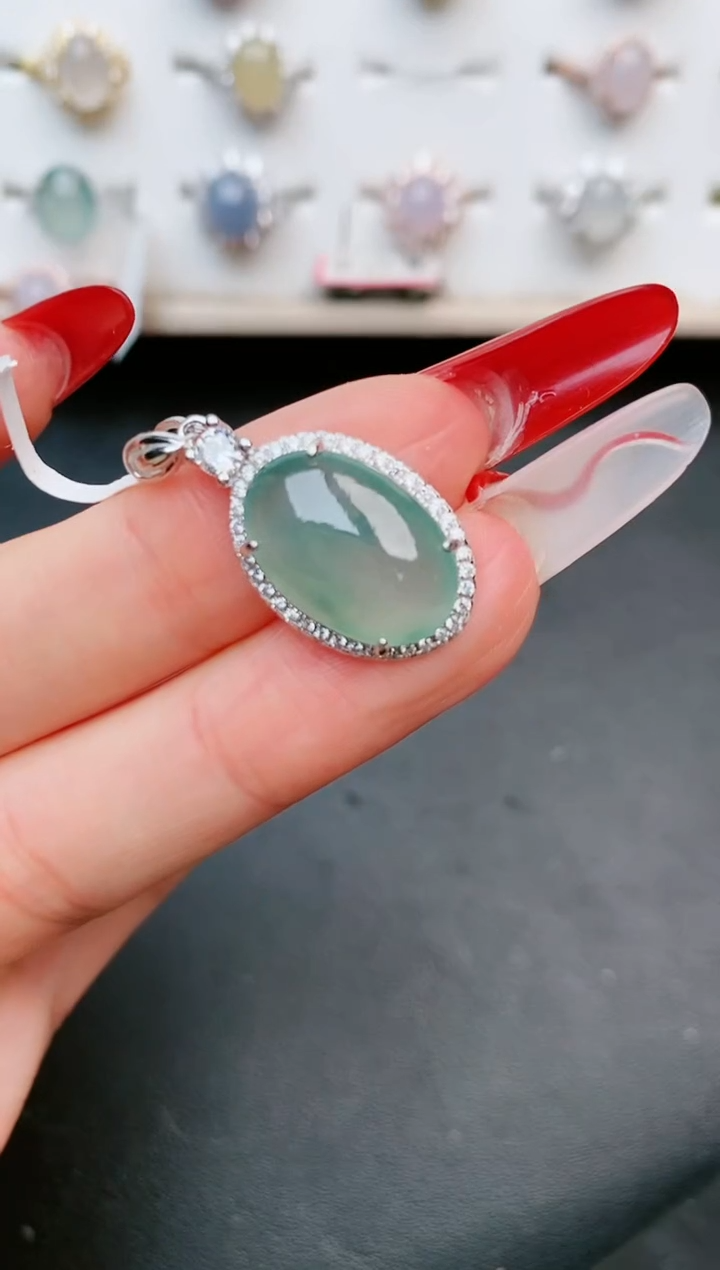 【闪购商品】翡翠戒指银S925镶嵌......