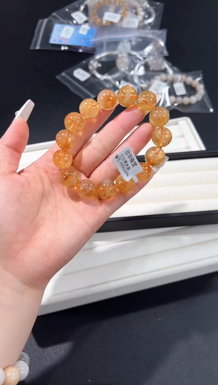 未镶嵌手串水晶23b多样性发其一【1条】默认微瑕14mm