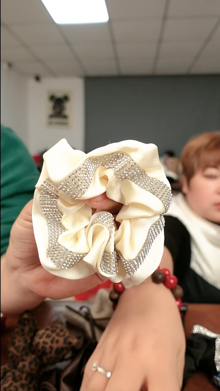 非金属布艺发圈             