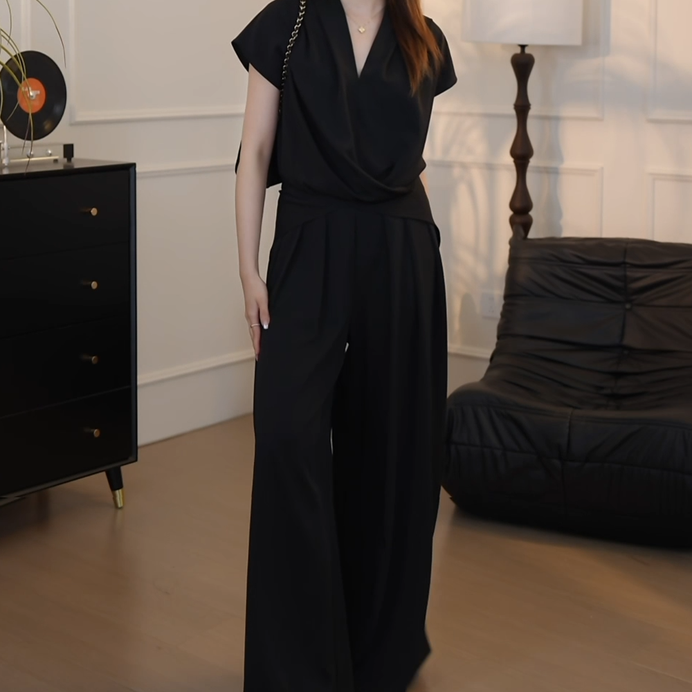 设计师高级气质显瘦休闲两件套时尚C5415