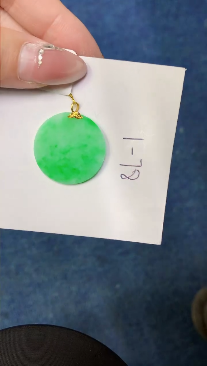 【闪购商品】翡翠颈饰18K金镶嵌00000000000