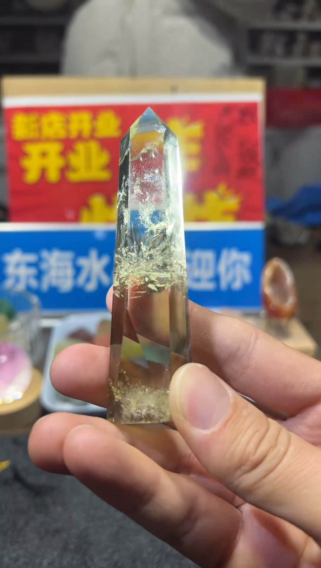 未镶嵌珠宝半成品水晶天然水晶默认微瑕157