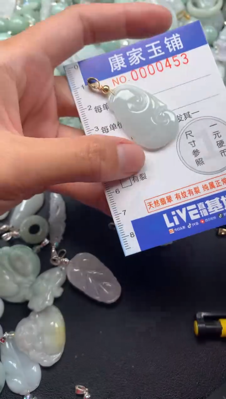 颈饰未镶嵌翡翠453