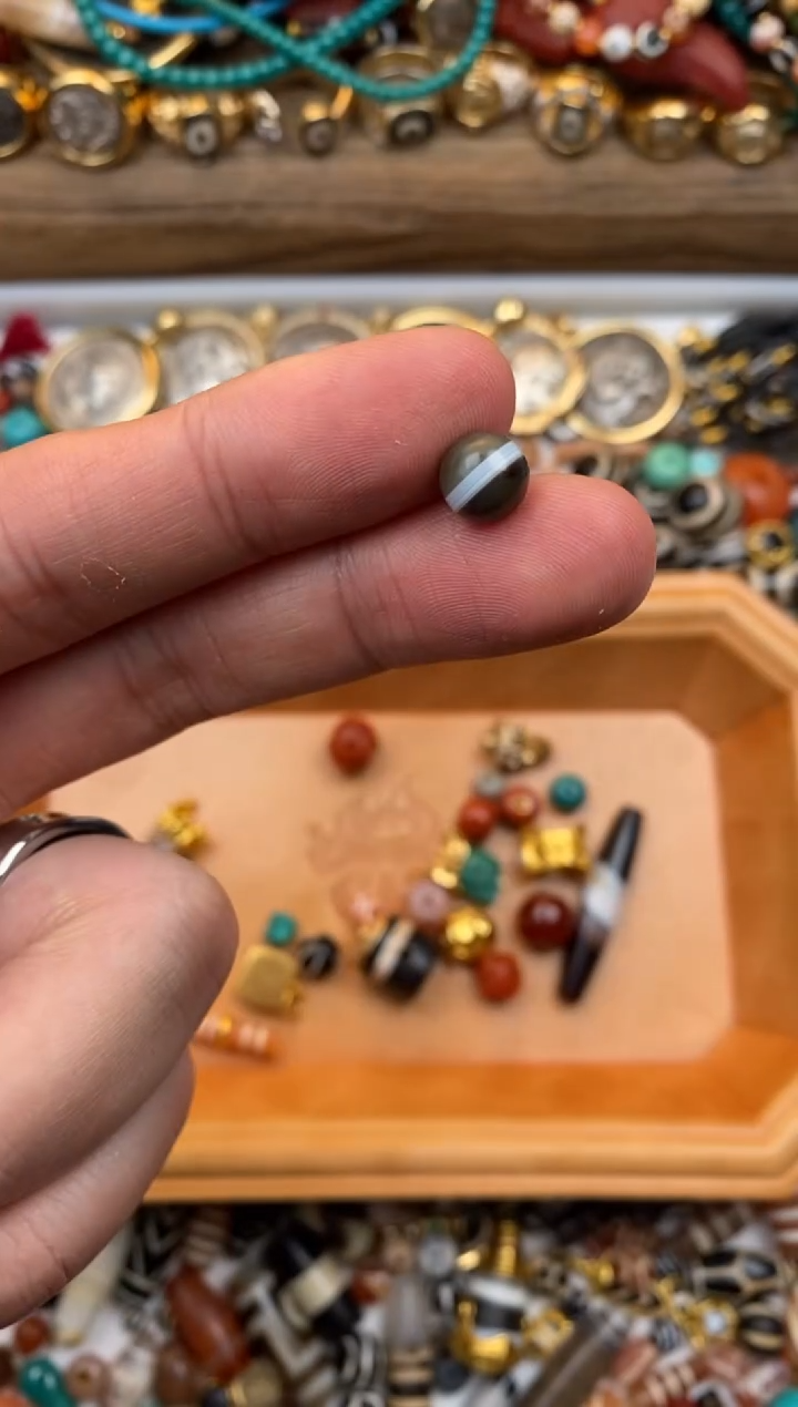 未镶嵌1111玛瑙/玉髓茶**心1111