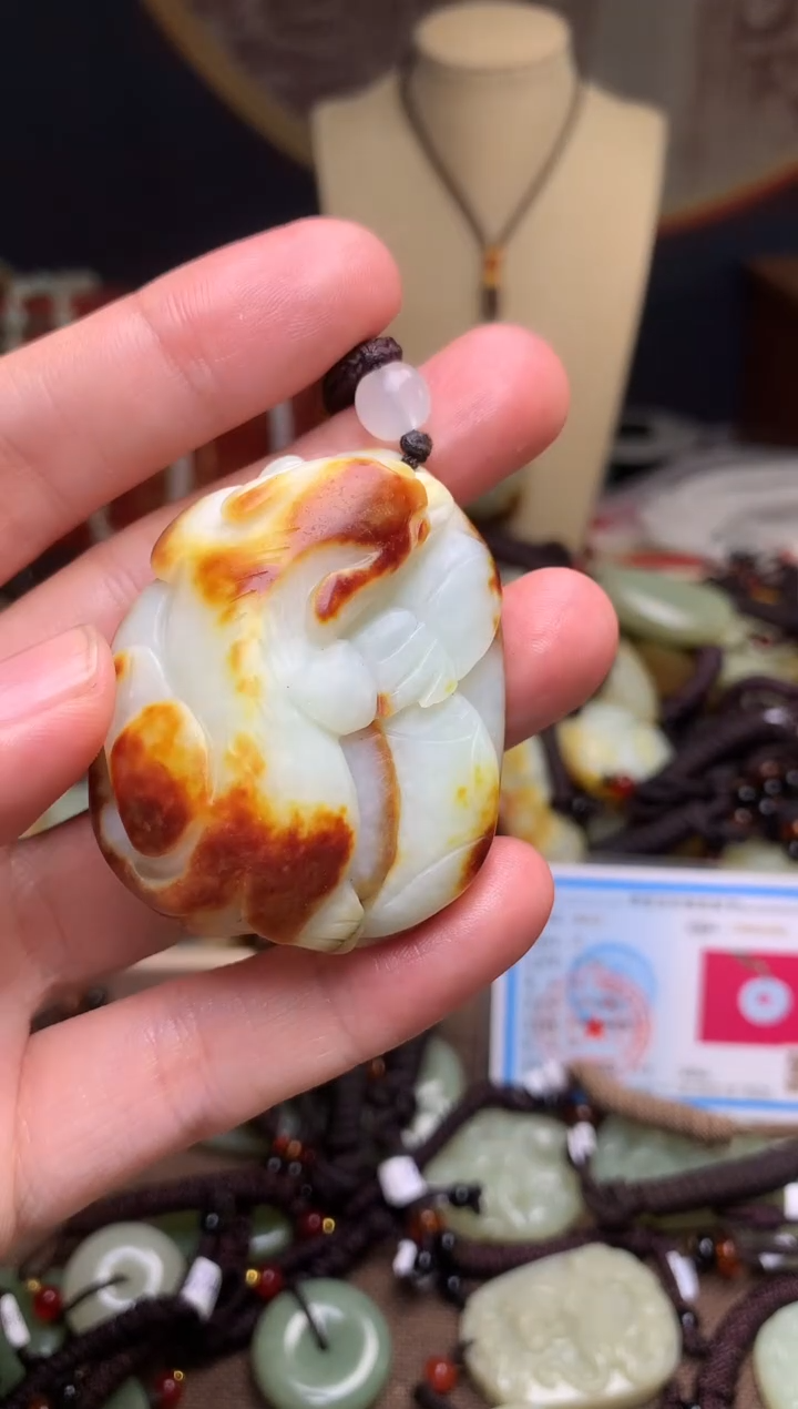 颈饰未镶嵌和田玉新疆料青海料清水和田玉吊坠