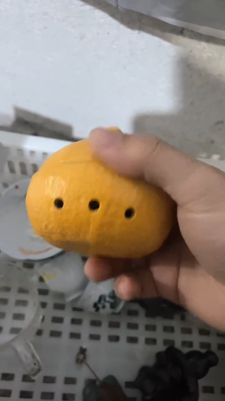 【闪购商品】橘子丑柑香炉 黄色