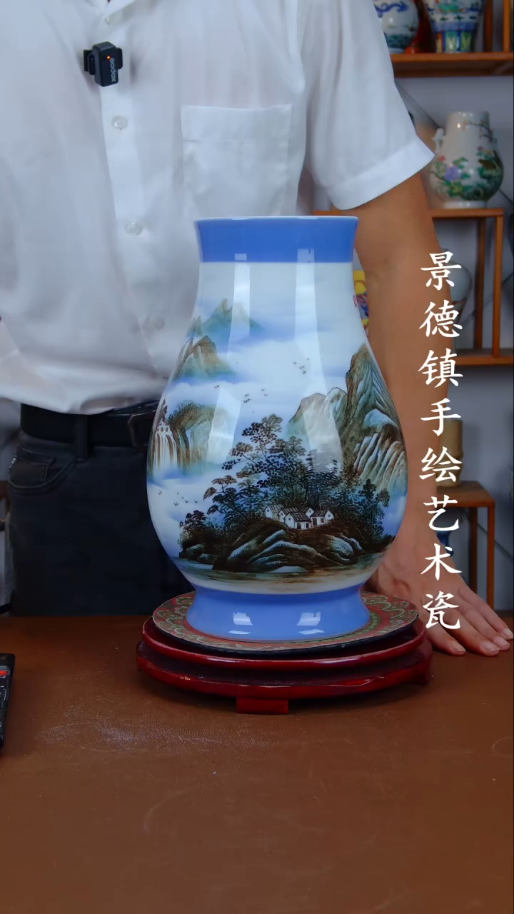 现代景德镇手工手绘陶瓷摆件29