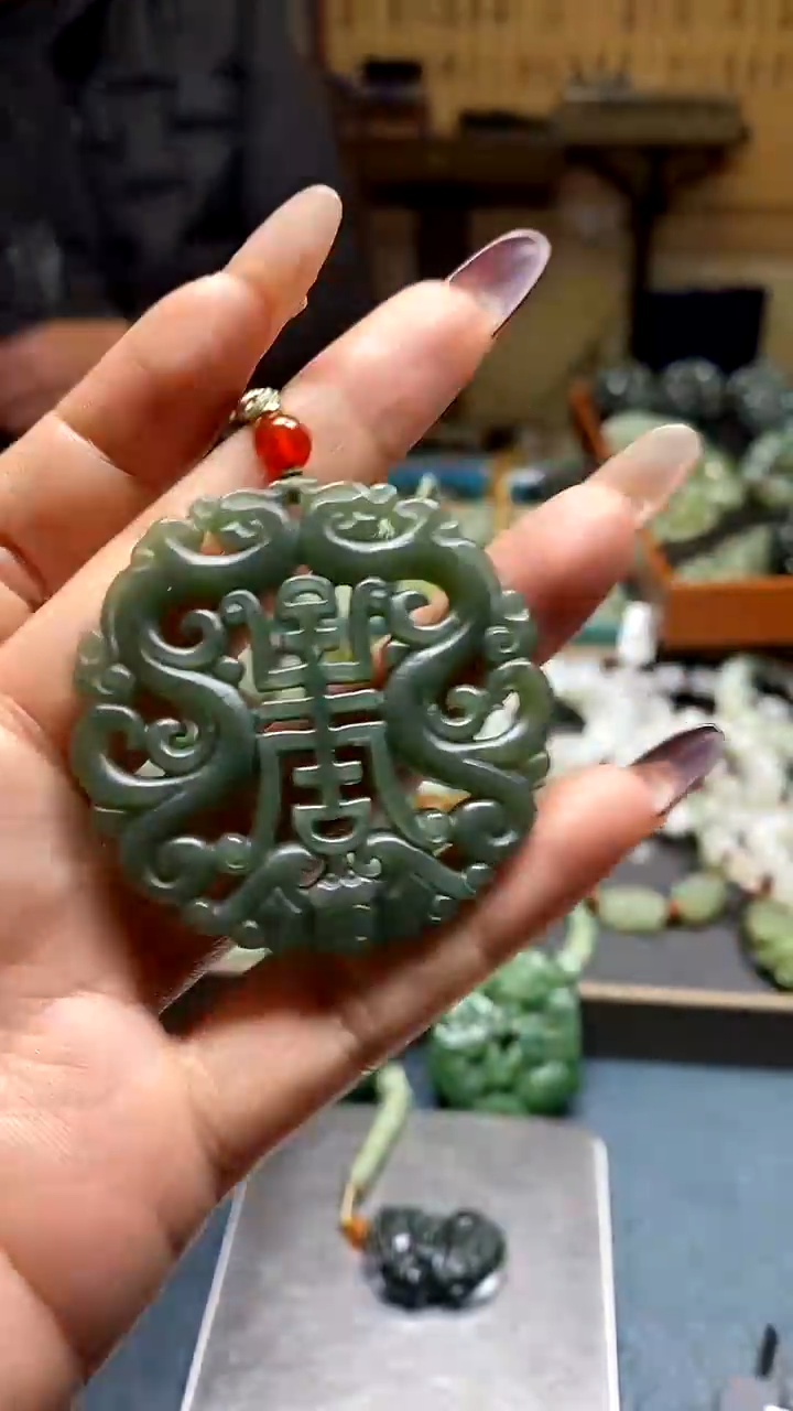 颈饰未镶嵌和田玉多样性拍一发一