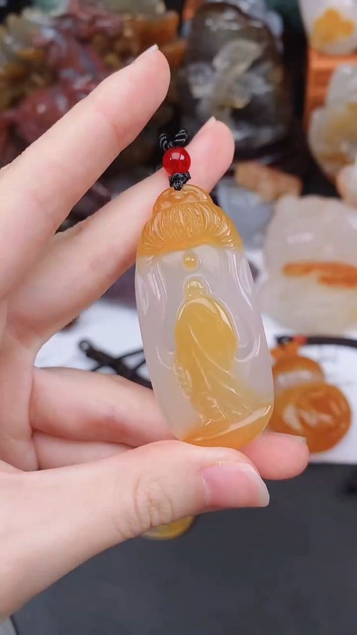 未镶嵌颈饰玛瑙/玉髓海*AA