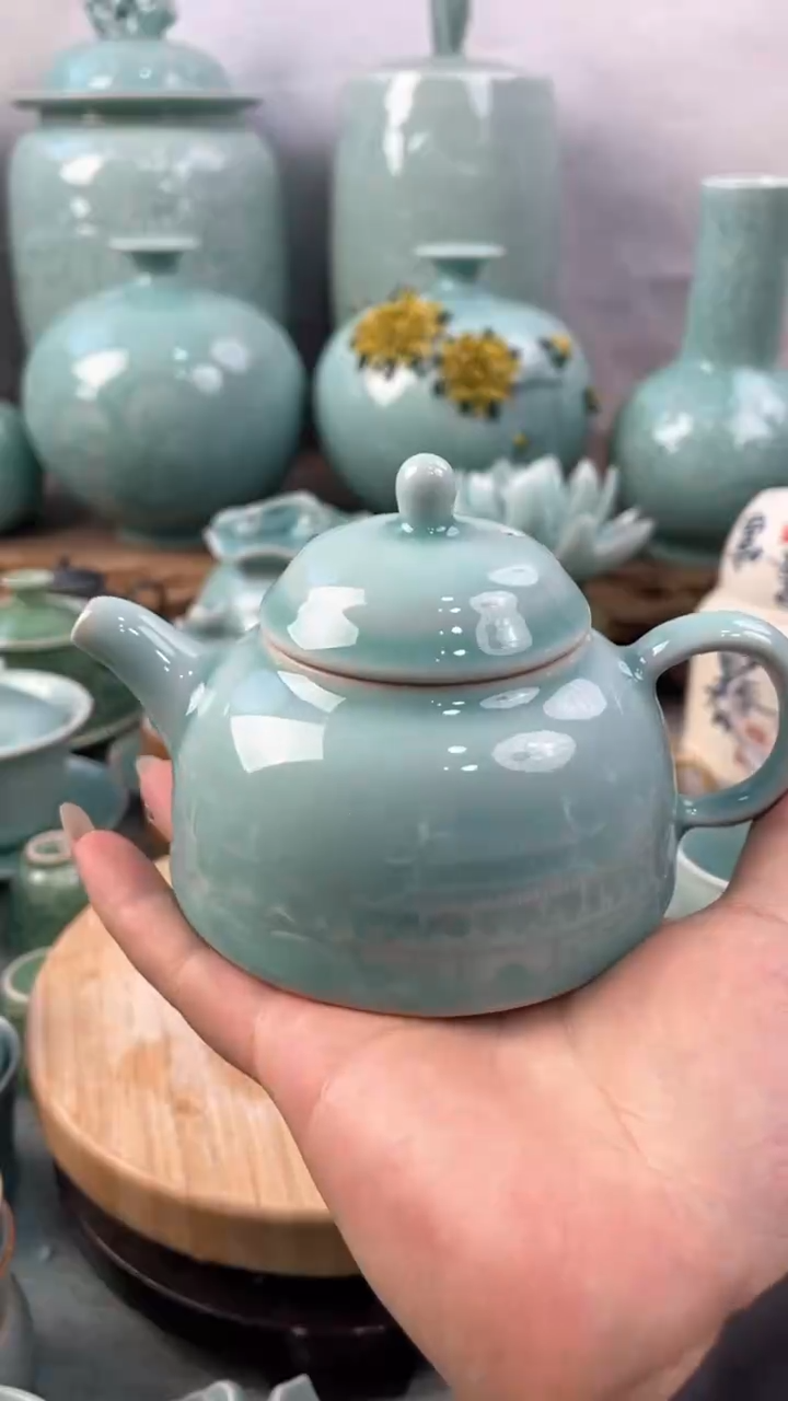 【闪购商品】特价 微瑕 慧仙青瓷