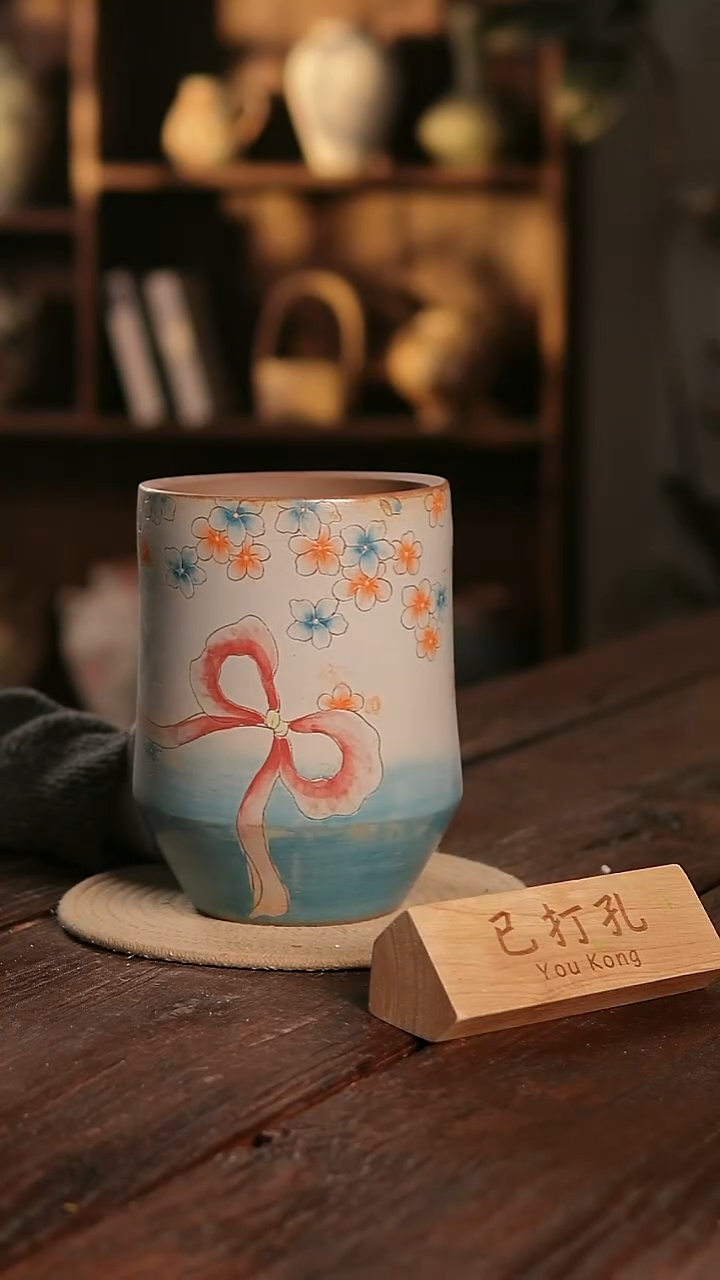 摆件12-516高度22口径14已打孔误差2孤品