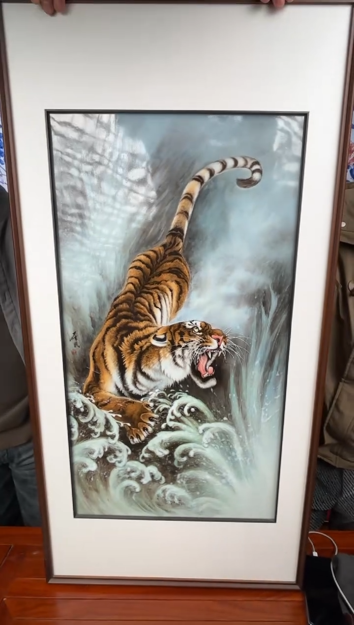 【闪购商品】瓷版画 A36【人间瓷画】《杨大川》