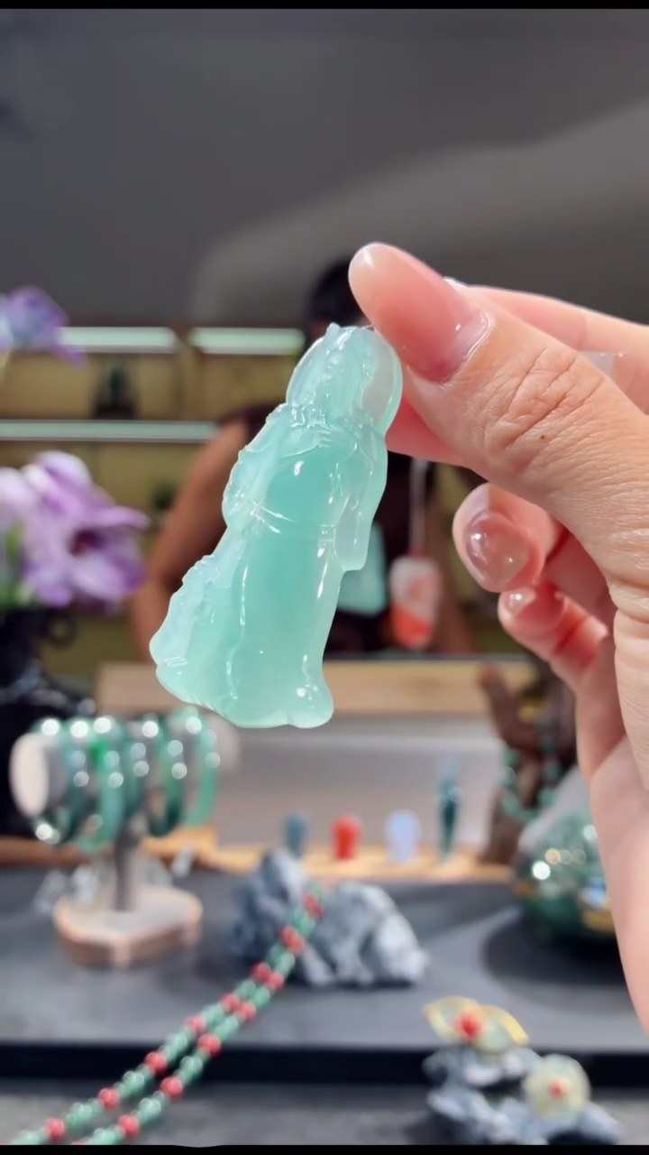 吊坠(不含链)未镶嵌翡翠关公