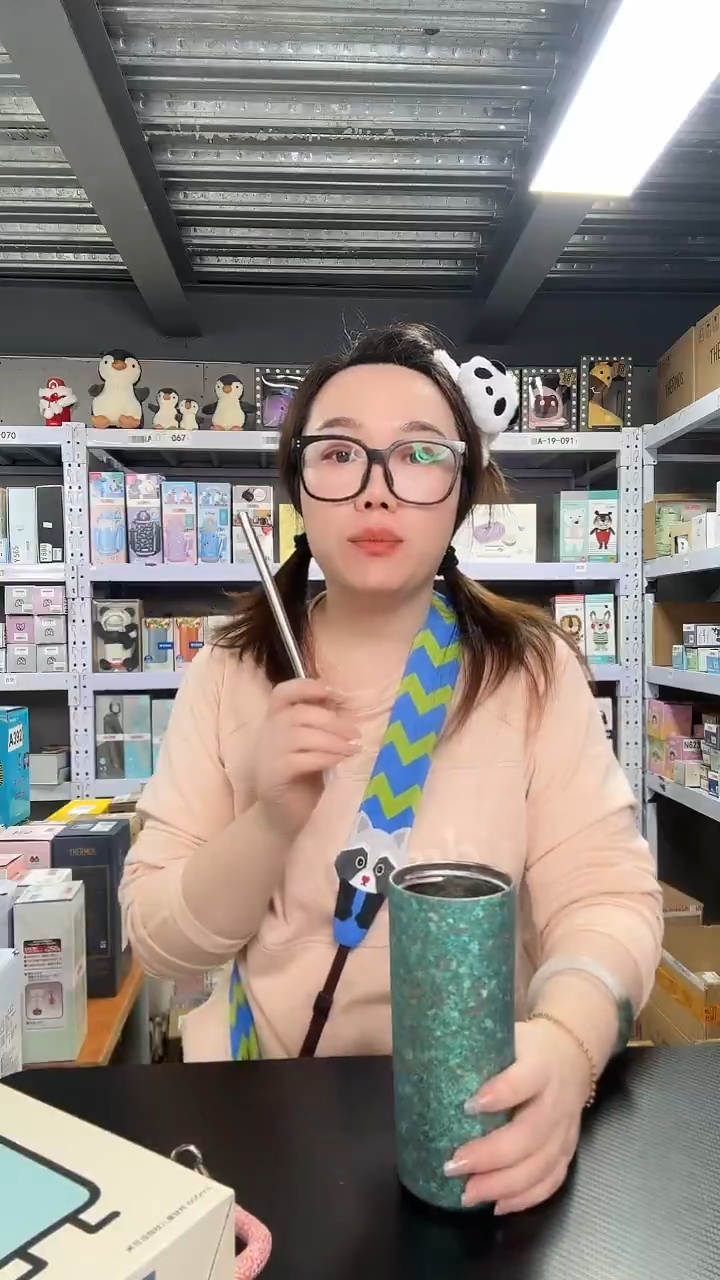 不锈钢唯*Y593 孔雀绿 520ml