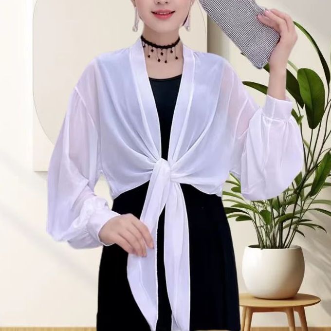 女士夏季仙女波西米亚风洋气防晒外套10042