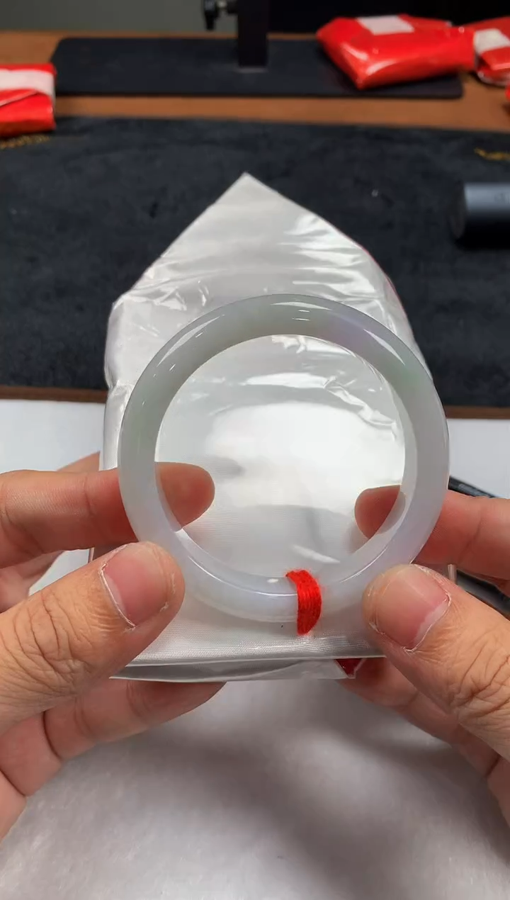 未镶嵌定制翡翠5034毛货不退不换 53-54圈