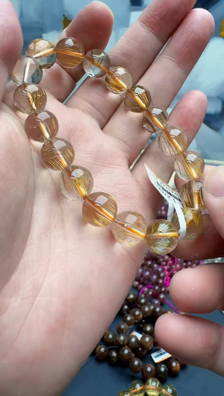 【闪购商品】水晶手链未镶嵌A164手链单圈卡11