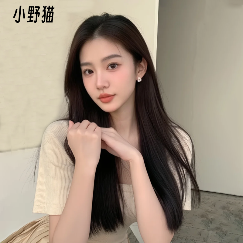 【NAMI补发片】小野猫假发女款改变发际线自然蓬松补发块真发生物膜