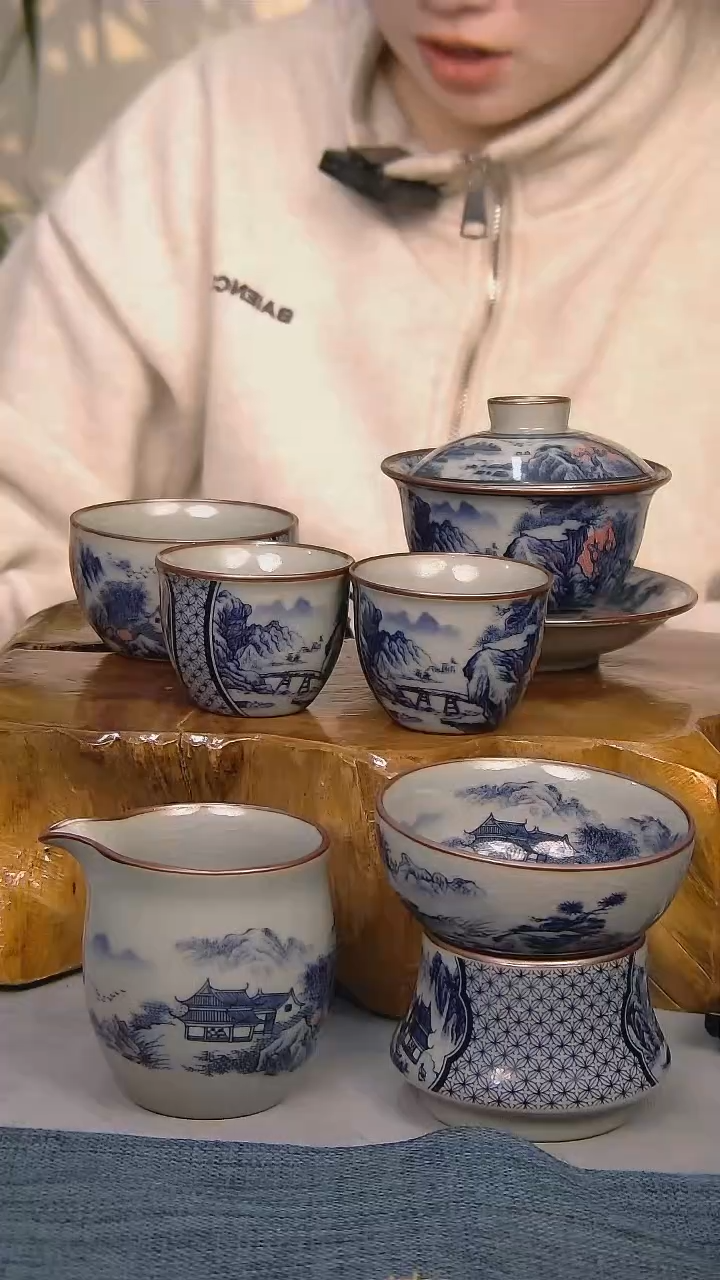 【闪购商品】简装家用款6件套 陶瓷家用茶具系列