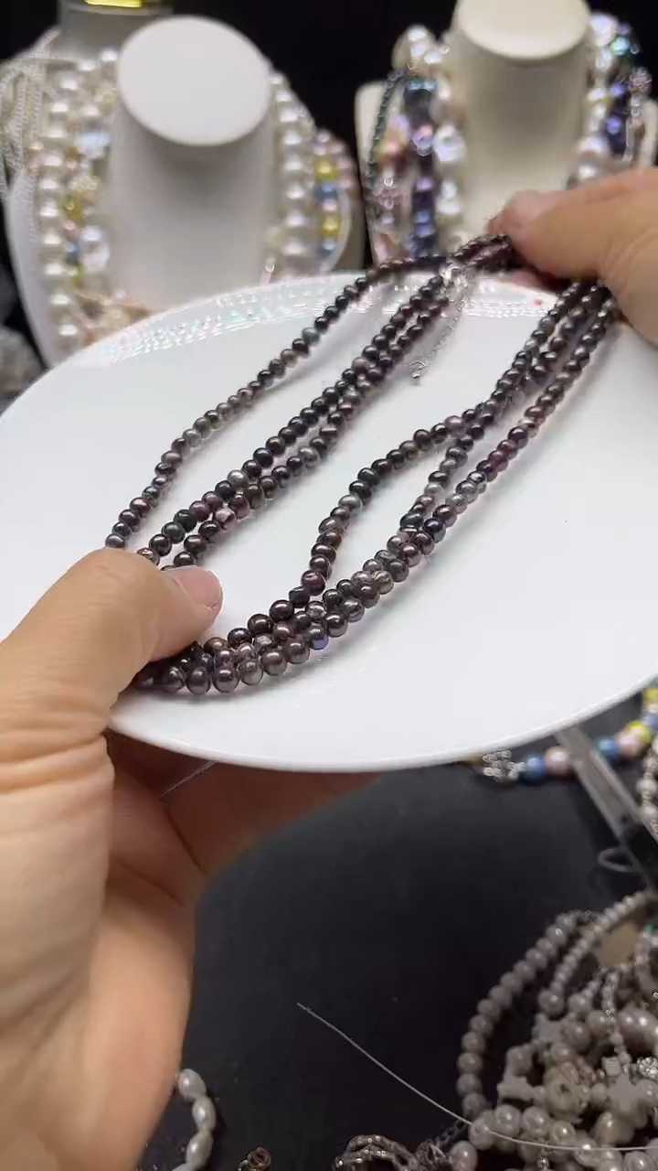 颈饰未镶嵌淡水珍珠多人